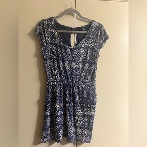Lucky Brand Mini Dress with Pockets Navy Size Small